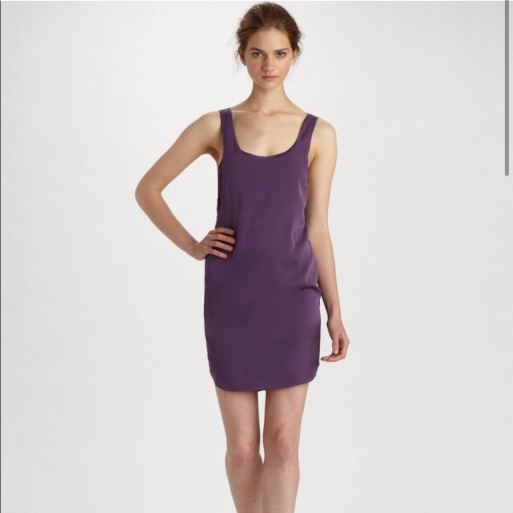 Alice+Olivia x Stacey Bendet Cross Back Silk Dress